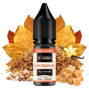 PLATINUM TOBACCOS NIC SALTS BY BOMBO CORE EDITION - ORIGINIS 10ml 10mg
