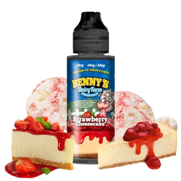 BENNYS DAIRY FARM - STRAWBERRY CHEESCAKE 100ml