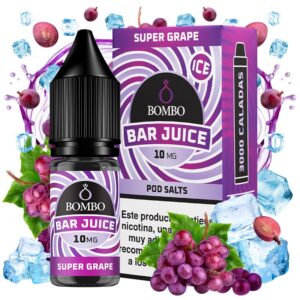 BAR JUICE SALTS by BOMBO - SUPER GRAPE ICE 10ml 10mg