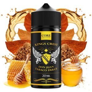 KINGS CREST CORE EDITION – AROMA DON JUAN TABACO DULCE 20ml/120 (LONGFILL)