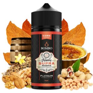 PLATINUM TOBACCOS by BOMBO CORE EDITION – AROMA NUTTY SUPRA RESERVE 20ml/120 (LONGFILL)