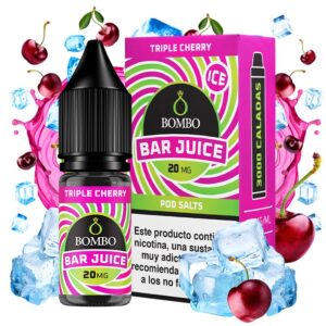 BAR JUICE SALTS by BOMBO – TRIPLE CHERRY 10ml 20mg