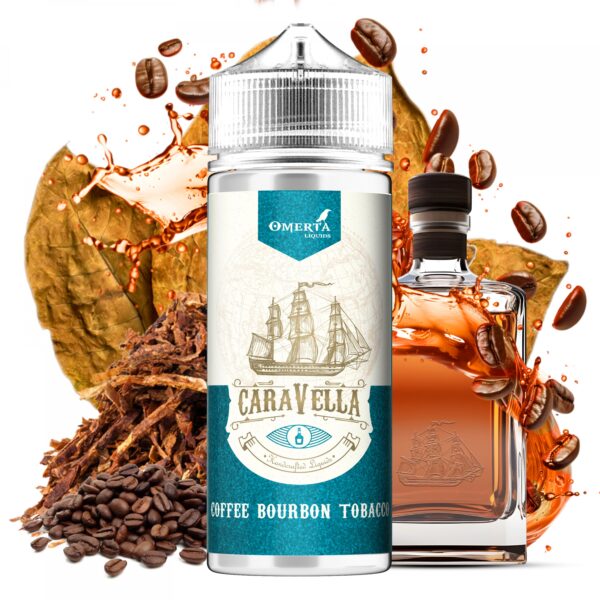 OMERTA ELIQUIDS - AROMA CARAVELLA COFFEE BOURBON TOBACCO LONGFILL 30ml