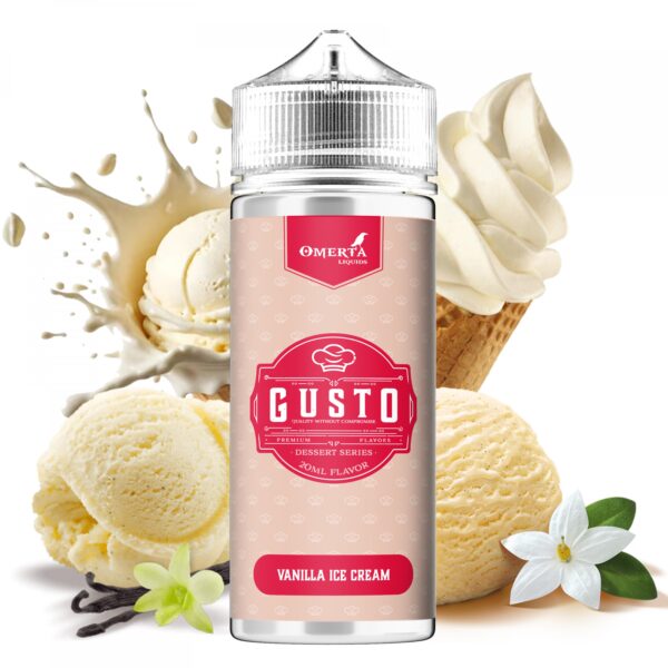 OMERTA ELIQUIDS - AROMA GUSTO VANILLA ICE CREAM LONGFILL 20ml