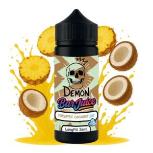DEMON BAR JUICE – PINEAPPLE COCONUT ICE 24ml (LONGFILL)