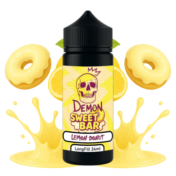 DEMON BAR JUICE – SWEET LEMON DONUT 24ml (LONGFILL)