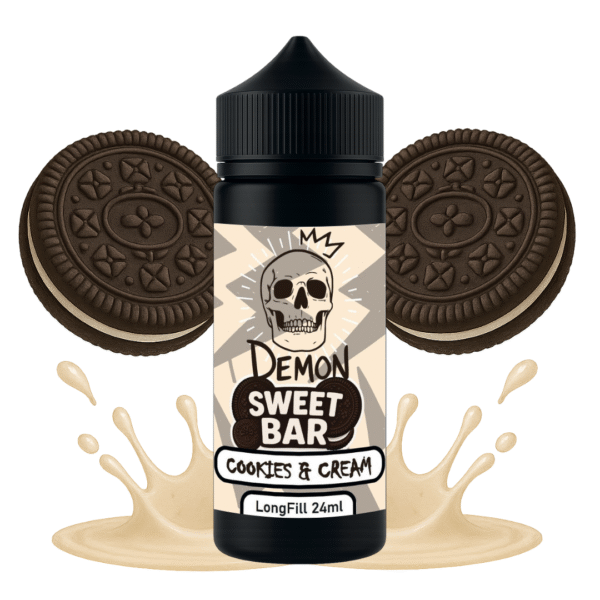 DEMON BAR JUICE – SWEET COOKIES & CREAM 24ml (LONGFILL)