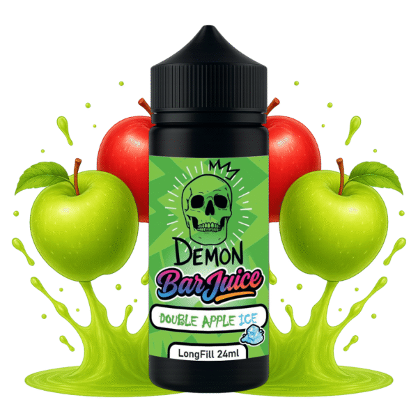 DEMON BAR JUICE – DOUBLE APPLE ICE 24ml (LONGFILL)