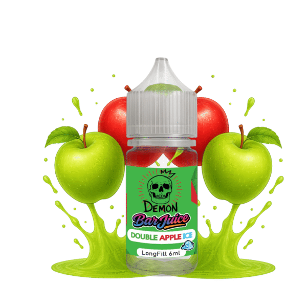 DEMON BAR JUICE - DOUBLE APPLE ICE 6ml (LONGFILL)