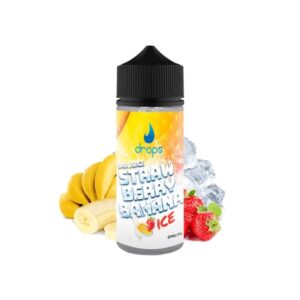 DROPS BAR JUICE - STRAWBERRY BANANA ICE 16ml (LONGFILL)