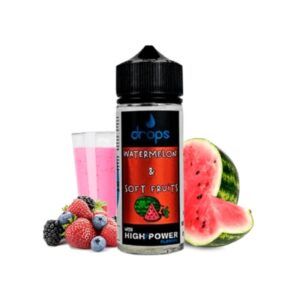 DROPS HIGH POWER - WATERMELON & SOFT FRUITS 16ml (LONGFILL)