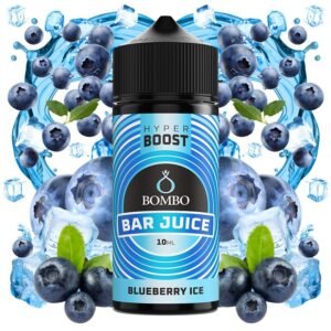 BOMBO BAR JUICE HYPER BOOST - BLUEBERRY ICE 10ml (LONGFILL)