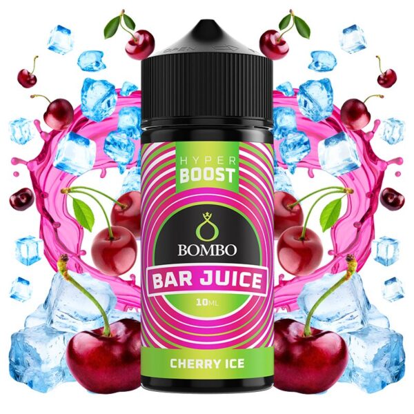 BOMBO BAR JUICE HYPER BOOST - CHERRY ICE 10ml (LONGFILL)