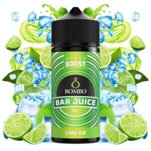 BOMBO BAR JUICE HYPER BOOST - LIME ICE 10ml (LONGFILL)