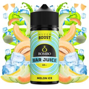 BOMBO BAR JUICE HYPER BOOST - MELON ICE 10ml (LONGFILL)