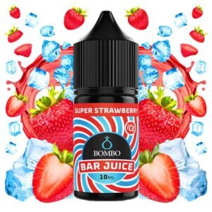 BOMBO BAR JUICE - SUPER STRAWBERRY ICE 10ml (LONGFILL)