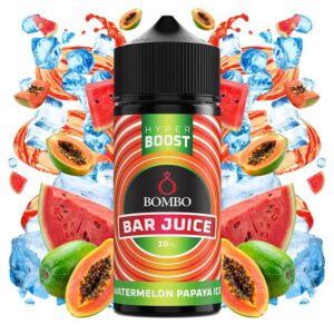 BOMBO BAR JUICE HYPER BOOST - WATERMELON PAPAYA ICE 10ml (LONGFILL)