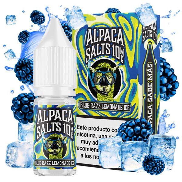 ALPACA SALTS - BLUE RAZZ LEMONADE ICE 10ml 10mg