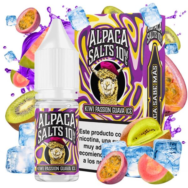 ALPACA SALTS - KIWI PASSION GUAVA ICE 10ml 10mg