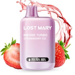 LOST MARY - POD DESECHABLE BM1000 STRAWBERRY ICE 20mg