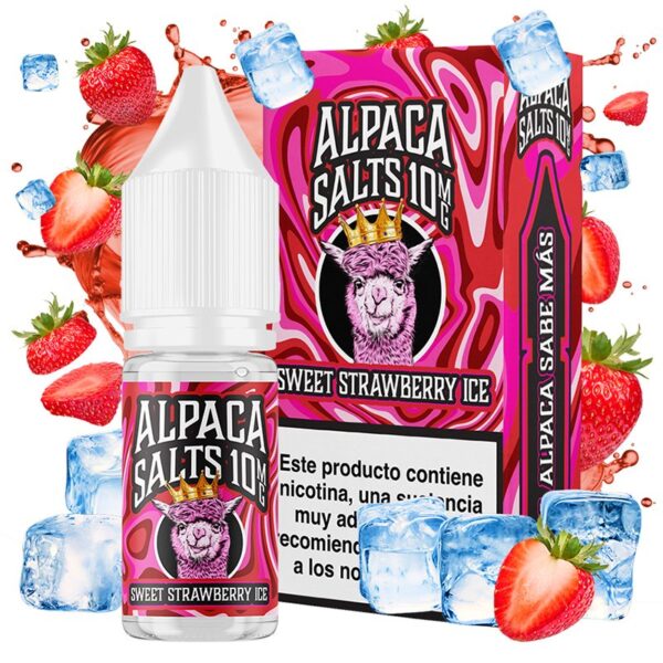 ALPACA SALTS - SWEET STRAWBERRY ICE 10ml 10mg