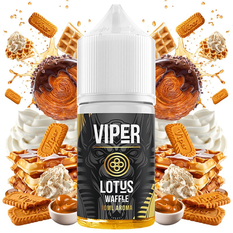 VIPER ELIQUIDS – LOTUS WAFFLE 10ml/30ml (LONGFILL)