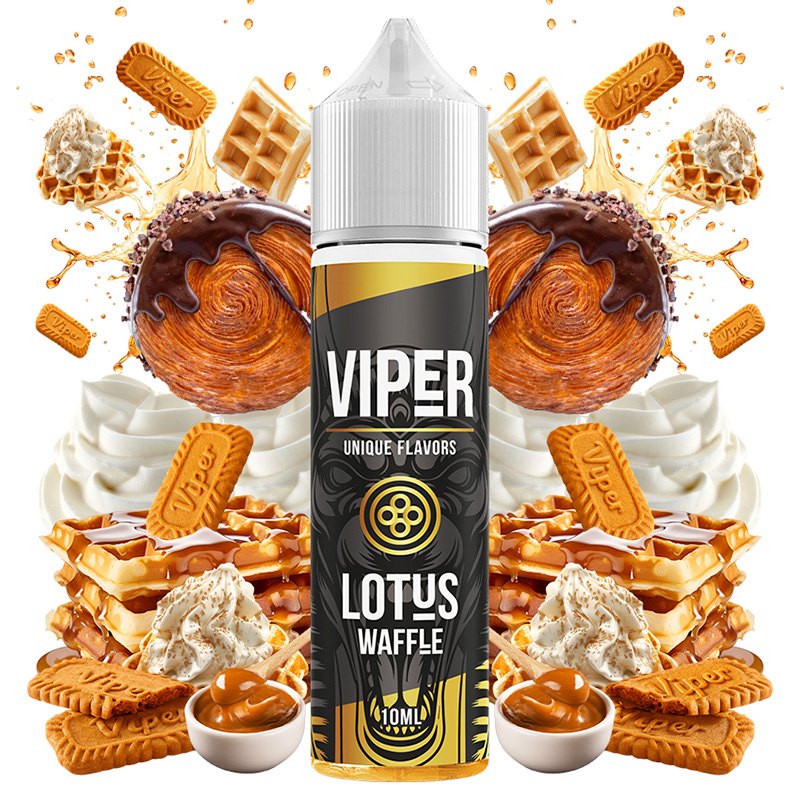 VIPER ELIQUIDS – LOTUS WAFFLE 10ml/60ml (LONGFILL)