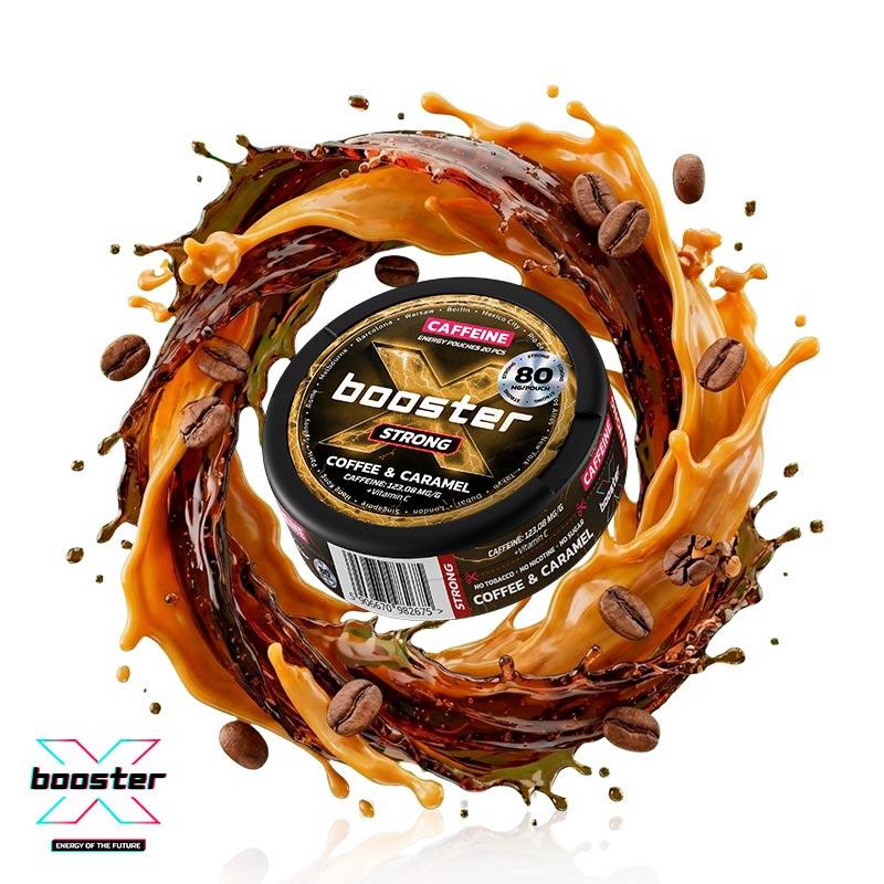 X-BOOSTER - BOLSA DE CAFEINA COFFEE & CARAMEL 80MG