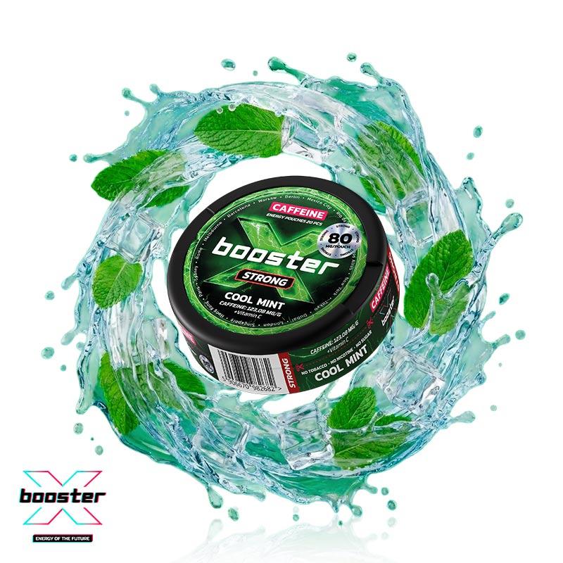 X-BOOSTER - BOLSA DE CAFEINA COOL MINT 80MG