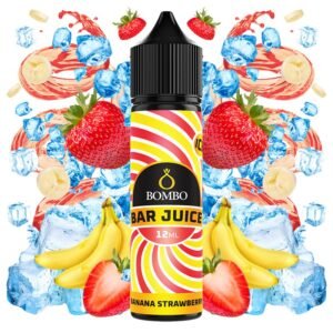 BOMBO BAR JUICE - BANANA STRAWBERRY ICE 12ml/60 (LONGFILL)