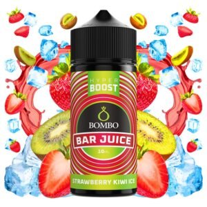 BOMBO BAR JUICE HYPER BOOST - STRAWBERRY KIWI ICE 10ml (LONGFILL)