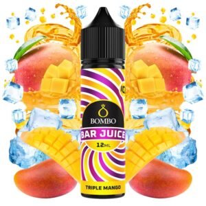 BOMBO BAR JUICE - TRIPLE MANGO ICE 12ml/60 (LONGFILL)