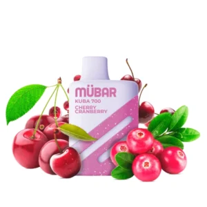 MÜBAR KUBA 700 - DESECHABLE CHERRY CRANBERRY 20MG
