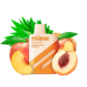 MÜBAR KUBA 700 - DESECHABLE PINEAPPLE PEACH 20MG