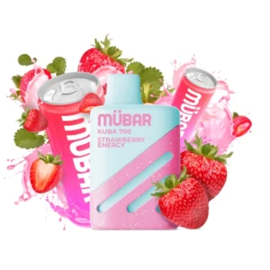 MÜBAR KUBA 700 - DESECHABLE STRAWBERRY ENERGY 20MG