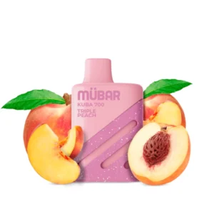 MÜBAR KUBA 700 - DESECHABLE TRIPLE PEACH 20MG