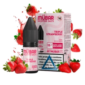 MÜBAR SALTS - TRIPLE STRAWBERRY 10ml 15mg