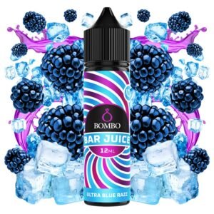 BOMBO BAR JUICE – ULTRA BLUE RAZZ ICE 12ml/60 (LONGFILL)